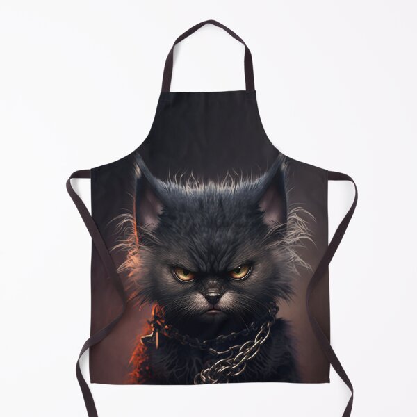 Item preview, Angry goth cat designed and sold by Simone Davino.