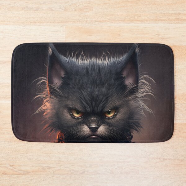 Item preview, Angry goth cat designed and sold by Simone Davino.