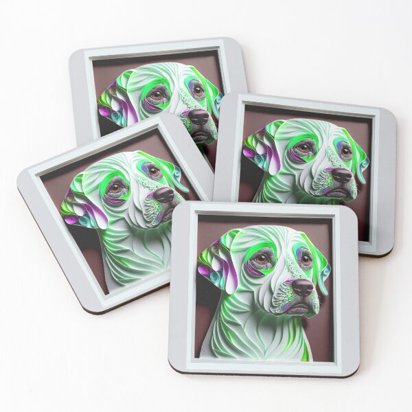 Item preview, Quilling Animal Dog Paper Cut Style designed and sold by PhiloSophyEye.