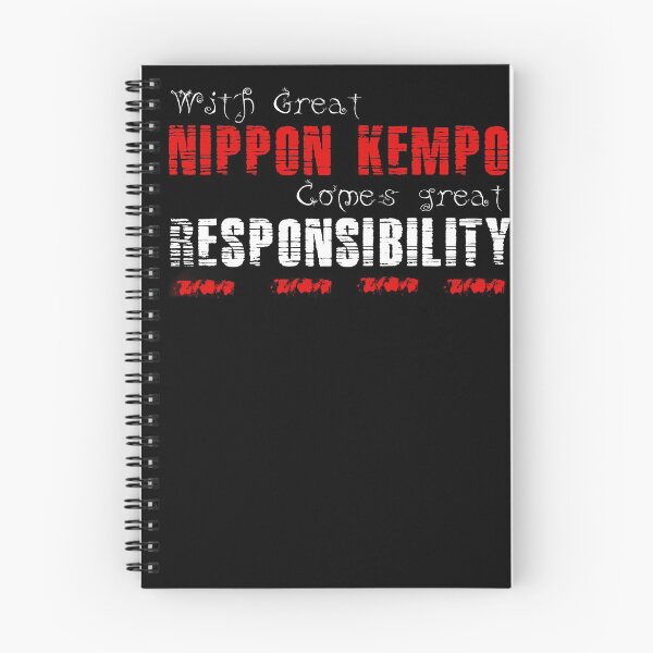 Item preview, With great Nippon Kempo comes great responsibility designed and sold by MartialArtsNerd.