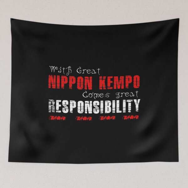 Item preview, With great Nippon Kempo comes great responsibility designed and sold by MartialArtsNerd.