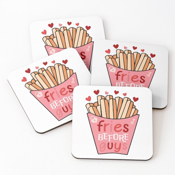 Item preview, Fries Before Guys, Funny Valentine's Day designed and sold by Sunnyhova.