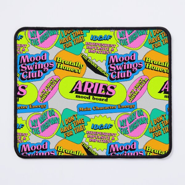Item preview, Retro Aries Zodiac Sign Stickers - Astrology Personality Mood Board Aesthetic designed and sold by thedarkbrook.