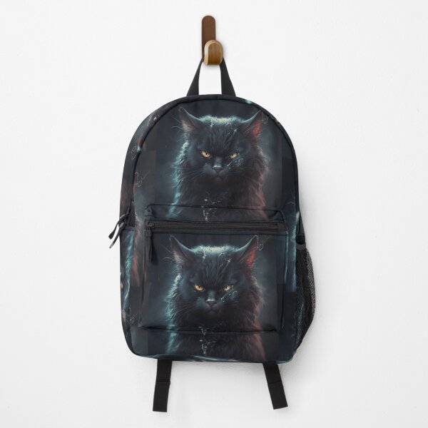 Item preview, Very angry goth cat designed and sold by Simone Davino.