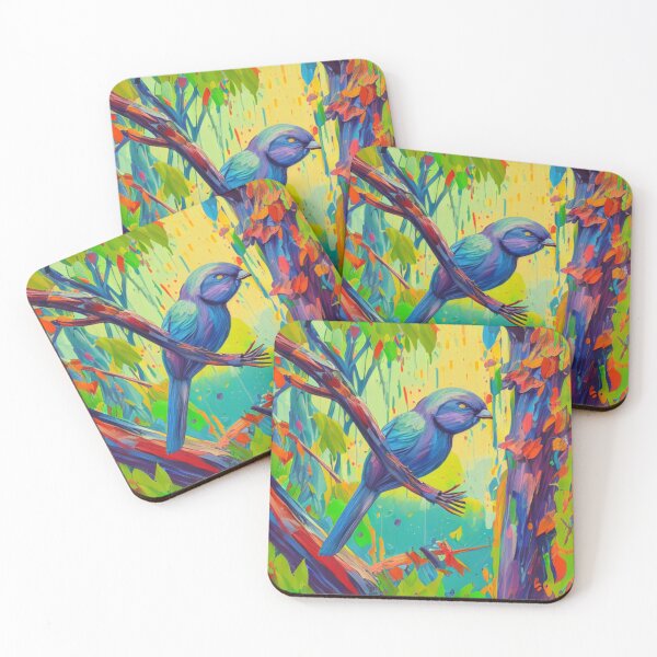 Item preview, Cute Cartoon Bird Paradise - Bright Forest Birds designed and sold by WBP Mart.