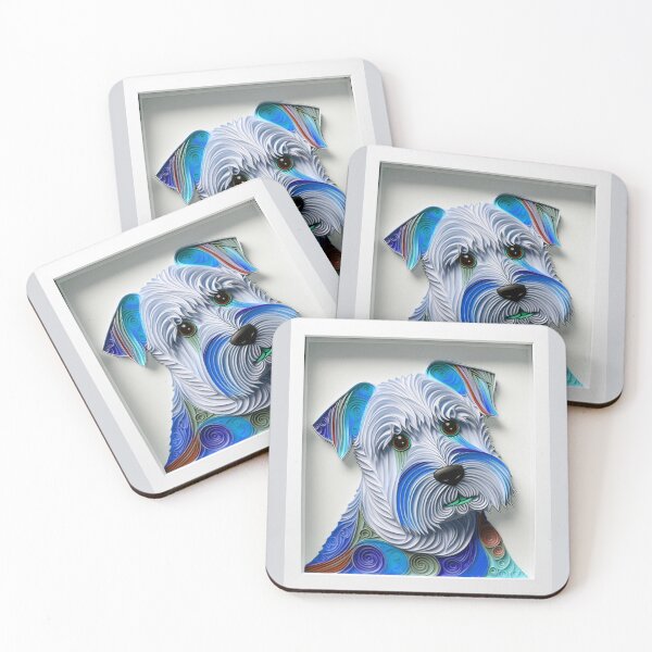 Item preview, Quilling Animal Dog Paper Cut Style designed and sold by PhiloSophyEye.