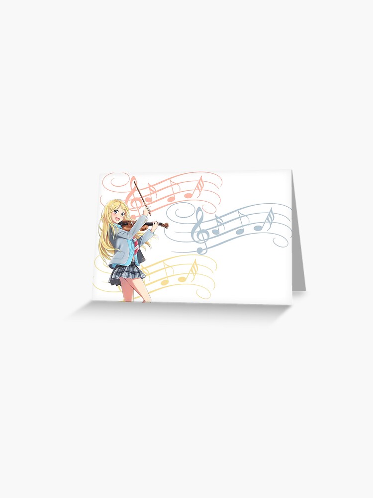 Your Lie In April Shigatsu Wa Kimi No Uso Kaori Christmas Greeting Card  for Sale by SDStore03