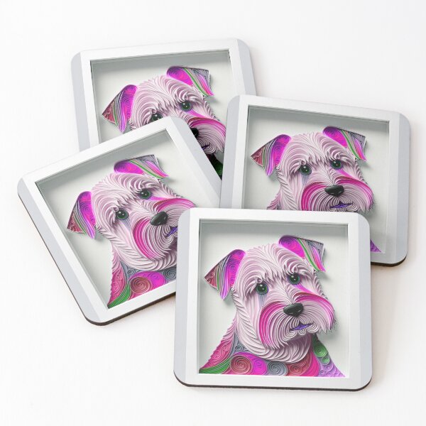 Item preview, Quilling Animal Dog Paper Cut Style designed and sold by PhiloSophyEye.