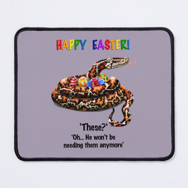 Item preview, Happy Easter! Minus the Bunny... | B Cartoon Burmese Python designed and sold by Snootrac.