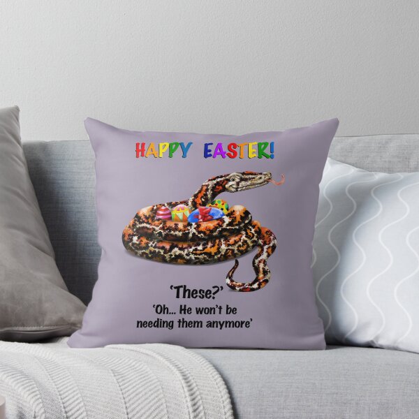 Item preview, Happy Easter! Minus the Bunny... | B Cartoon Burmese Python designed and sold by Snootrac.