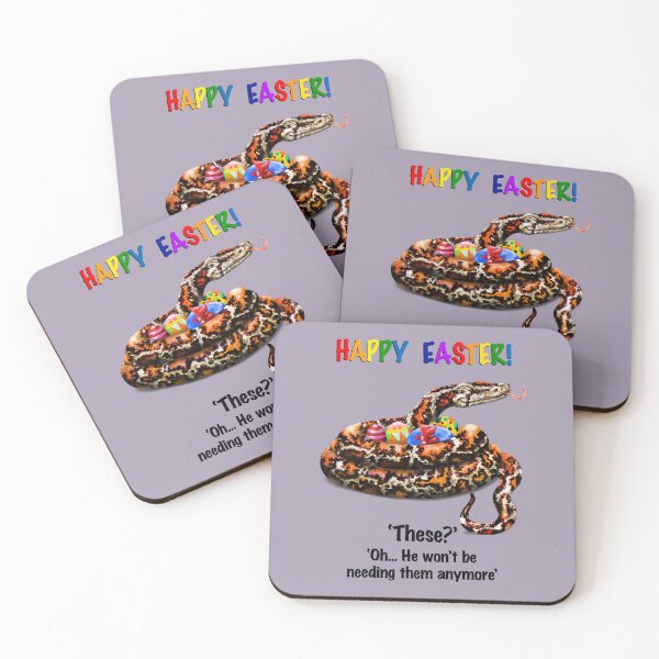 Item preview, Happy Easter! Minus the Bunny... | B Cartoon Burmese Python  designed and sold by Snootrac.