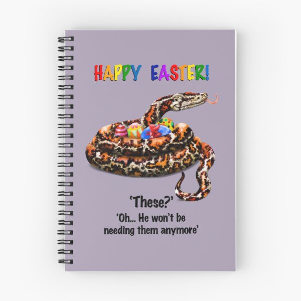 Item preview, Happy Easter! Minus the Bunny... | B Cartoon Burmese Python designed and sold by Snootrac.
