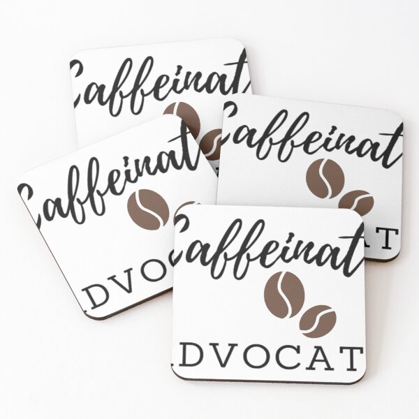 Item preview, Caffeinate and advocate | brown designed and sold by Artistic Fusion Lab.
