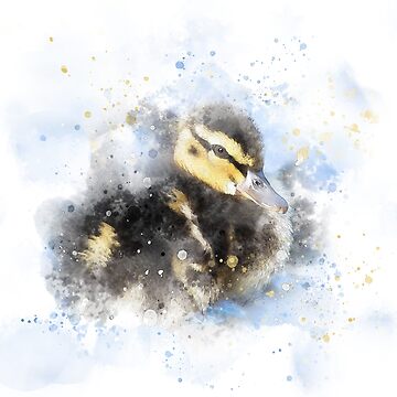 Artwork thumbnail, Watercolor Duckling by ImagineMeraki
