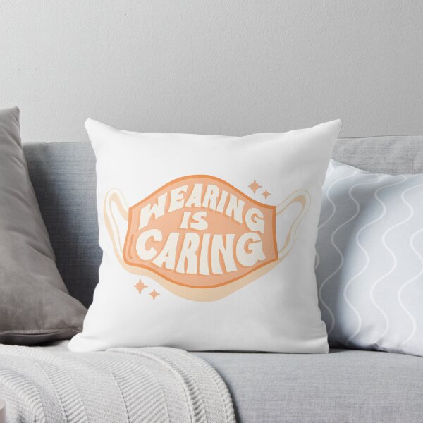 Item preview, Wearing is Caring Mask design designed and sold by Rodrigo Ledesma.