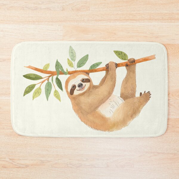 Item preview, Kawaii Sloth Watercolor designed and sold by Odd World.