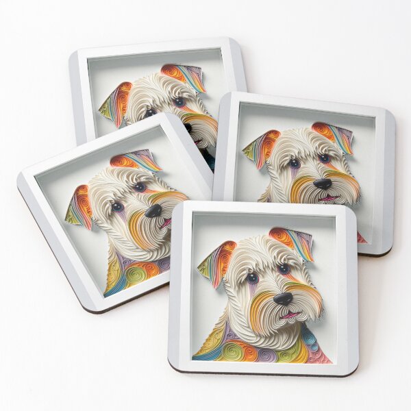 Item preview, Quilling Animal Dog Paper Cut Style designed and sold by PhiloSophyEye.