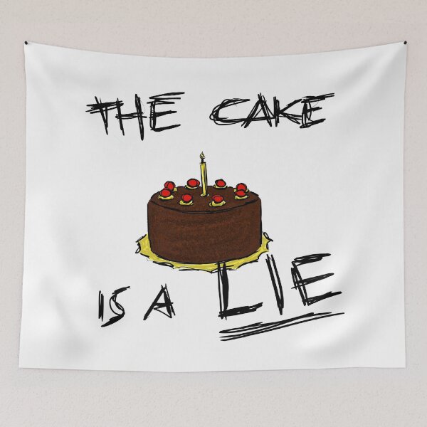 Item preview, The Cake Is a Lie designed and sold by Goddess-Freyja.