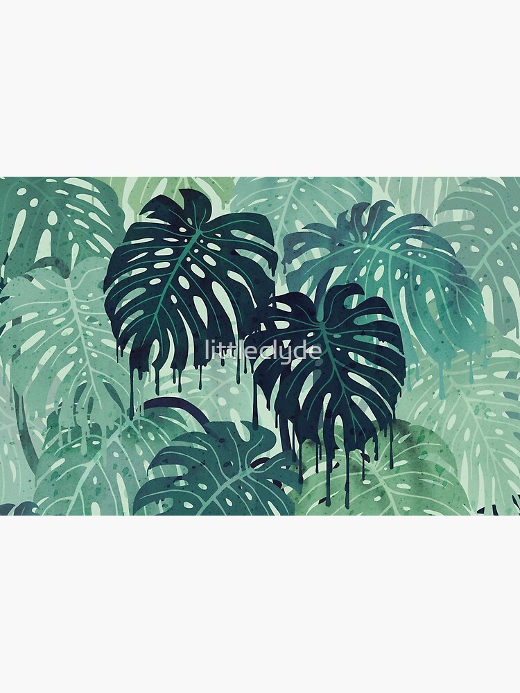 Monstera Melt (in Green) by littleclyde