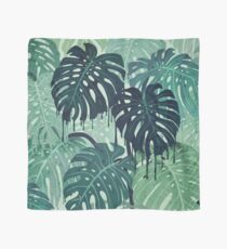 Monstera Melt (in Green) Scarf