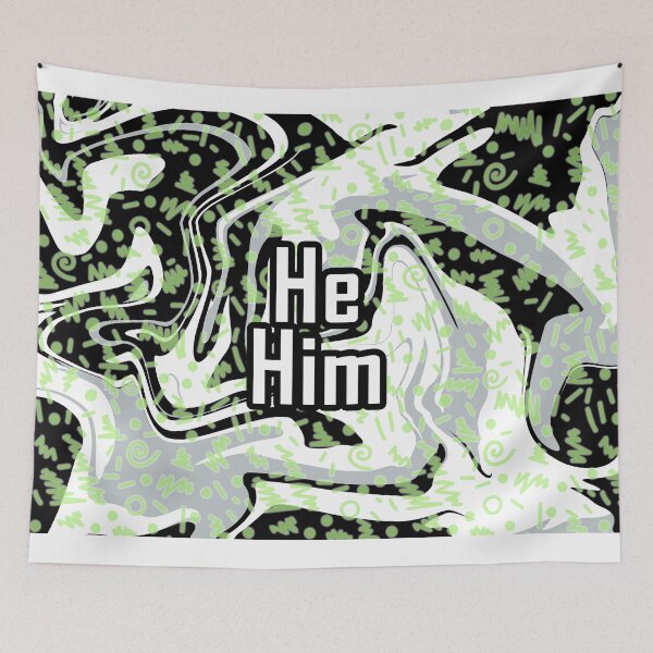Item preview, agender he him pronouns designed and sold by Jemjae1112.