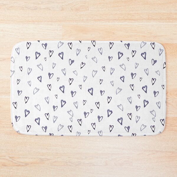 Item preview, Heart glitter cute seamless pattern purple sketch designed and sold by Yana Mustafina | Boho Soulful Designs.
