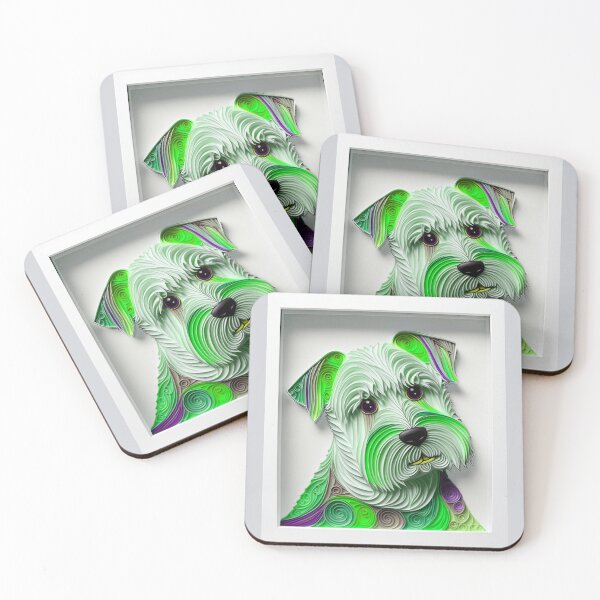 Item preview, Quilling Animal Dog Paper Cut Style designed and sold by PhiloSophyEye.