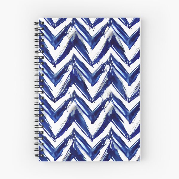 Item preview, Blue and white zig zag pattern design designed and sold by angelisart.