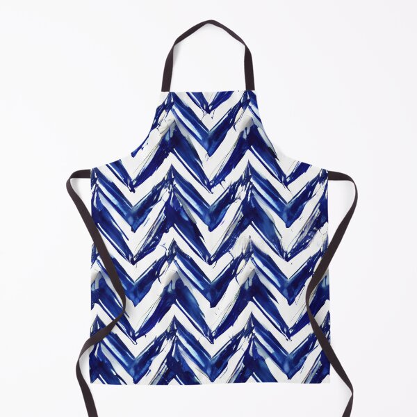 Item preview, Blue and white zig zag pattern design designed and sold by angelisart.