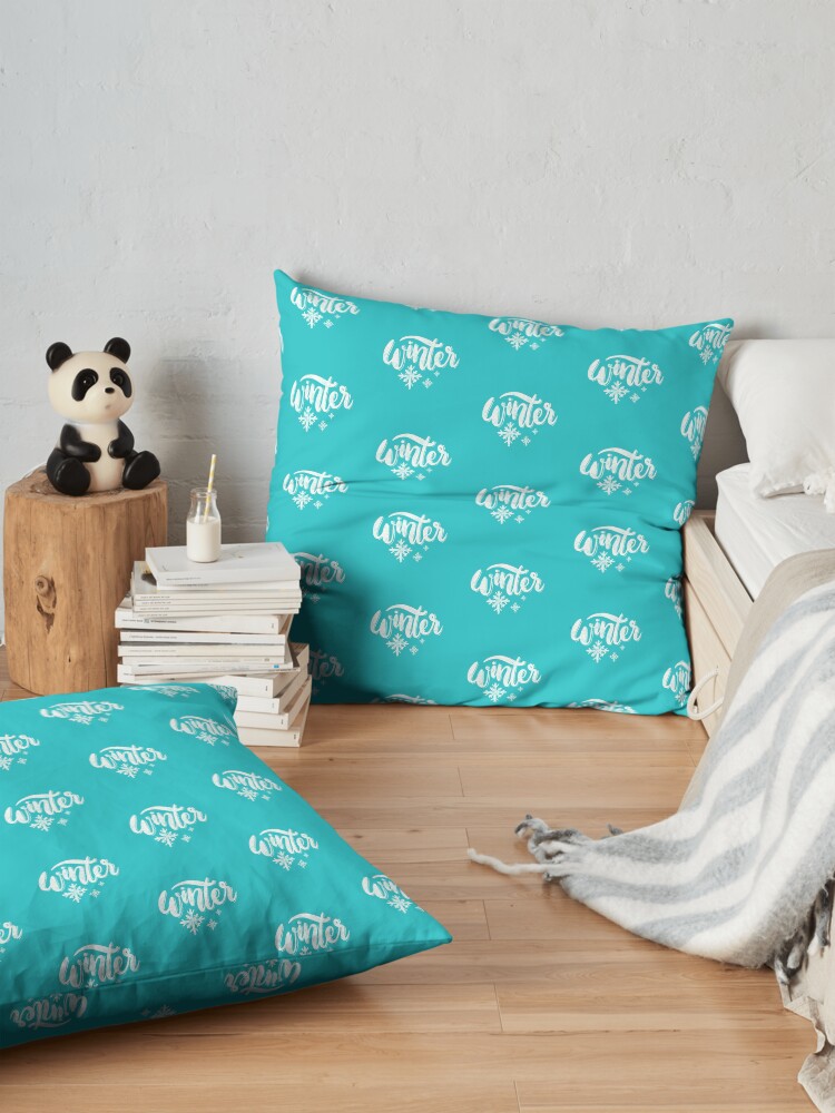 Alternate view of Winter magic Floor Pillow