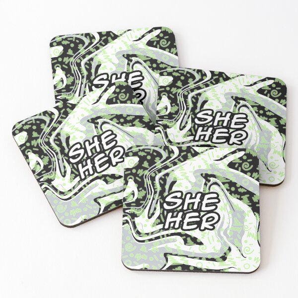 Item preview, agender she her pronouns designed and sold by Jemjae1112.