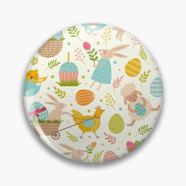 Item preview, Easter digital paper Easter bunny scrapbook papers chick wallpaper easter eggs background  designed and sold by Peerda.