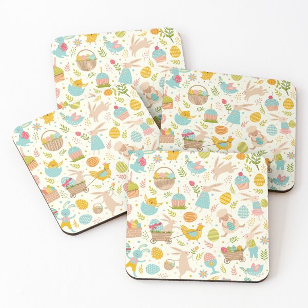 Item preview, Easter digital paper Easter bunny scrapbook papers chick wallpaper easter eggs background  designed and sold by Peerda.