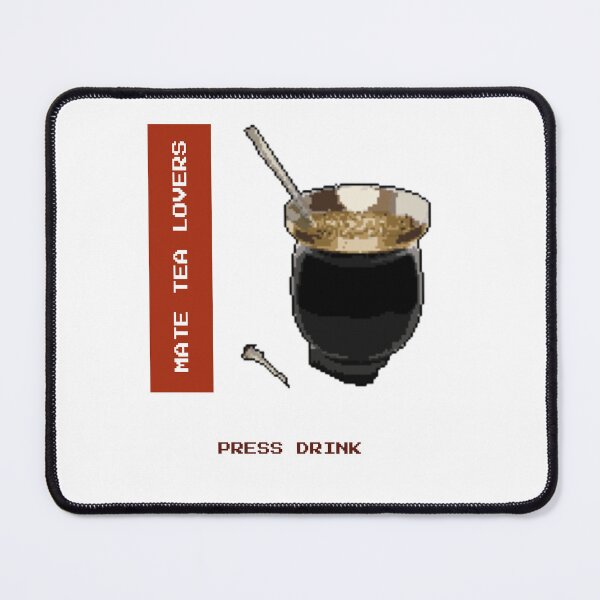 Item preview, Mate Tea Lovers Press Drink Pixel Art Product designed and sold by yerbmatea.