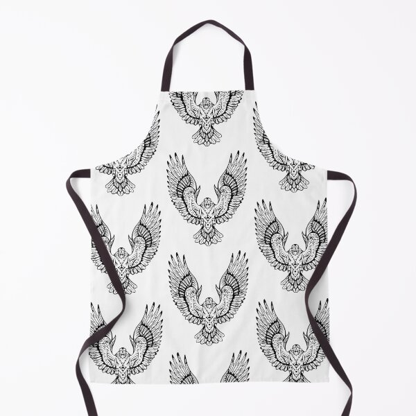 Item preview, Raven Wingspread Black Lines designed and sold by LauraGarabedian.