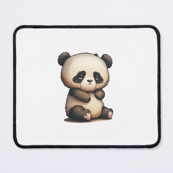 Item preview, Cute Sad Panda Sticker designed and sold by csdesignco.