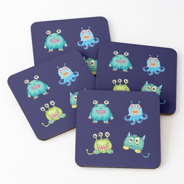 Item preview, Little happy monsters cute and funny pack designed and sold by ALIENATIVED.