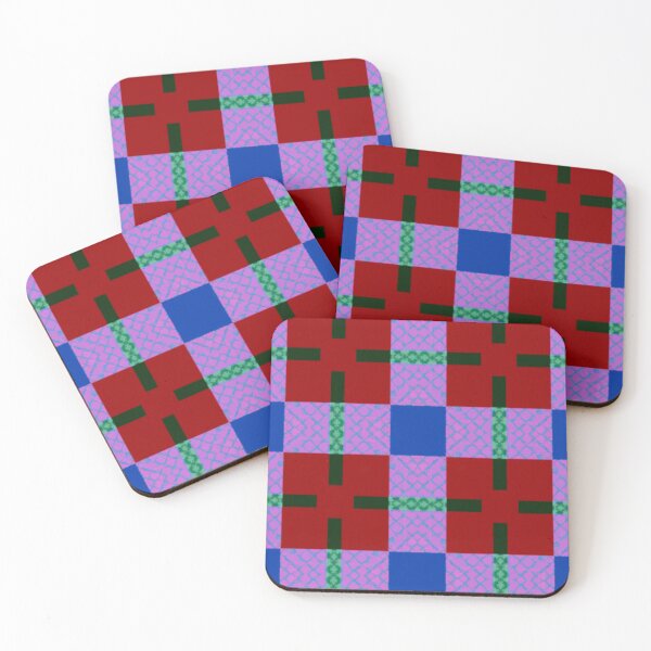 Item preview, Red, Pink, Green Plaid Pattern  designed and sold by Halcion C.