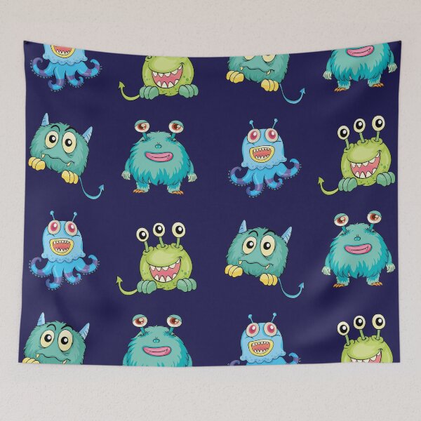 Item preview, Little happy monsters cute and funny pack designed and sold by ALIENATIVED.