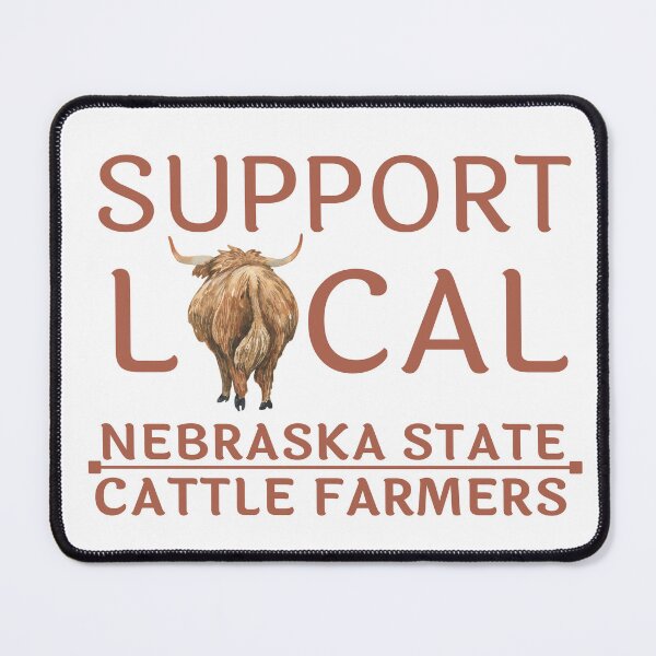 Item preview, Support local Nebraska State Cattle Farmers designed and sold by FarmsteadAcers.
