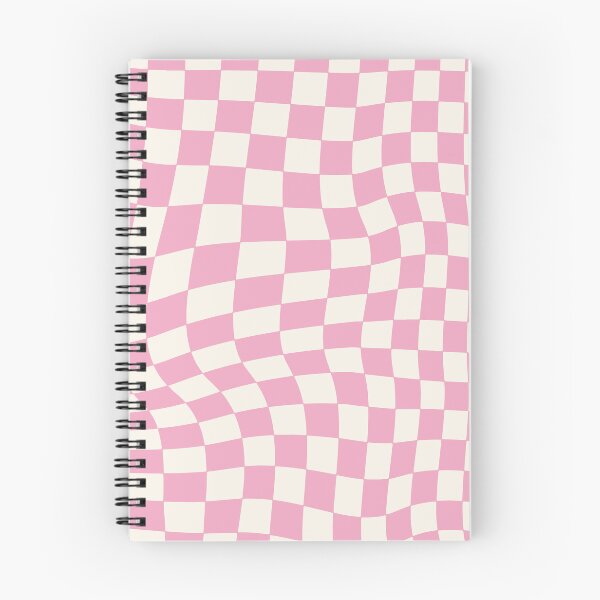Item preview, pink checked retro hippie pattern designed and sold by asymmetrickid.