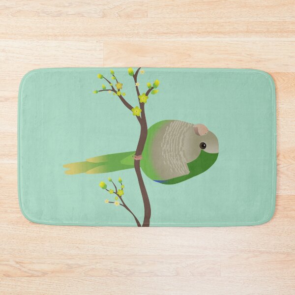 Item preview,  Cute egg shaped quaker parrot or monk parakeet designed and sold by Bwiselizzy.