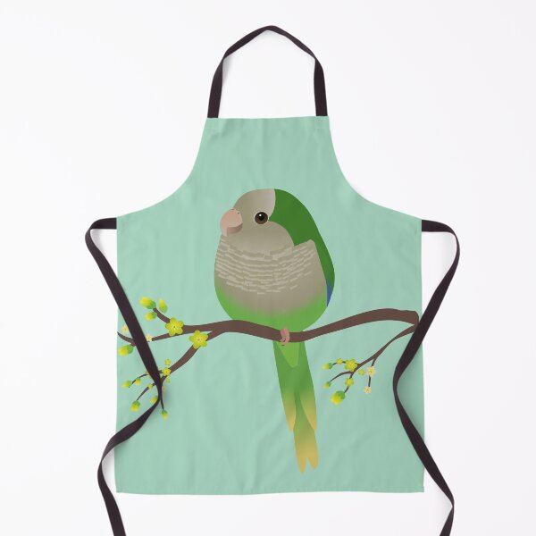 Item preview, Cute egg shaped quaker parrot or monk parakeet designed and sold by Bwiselizzy.