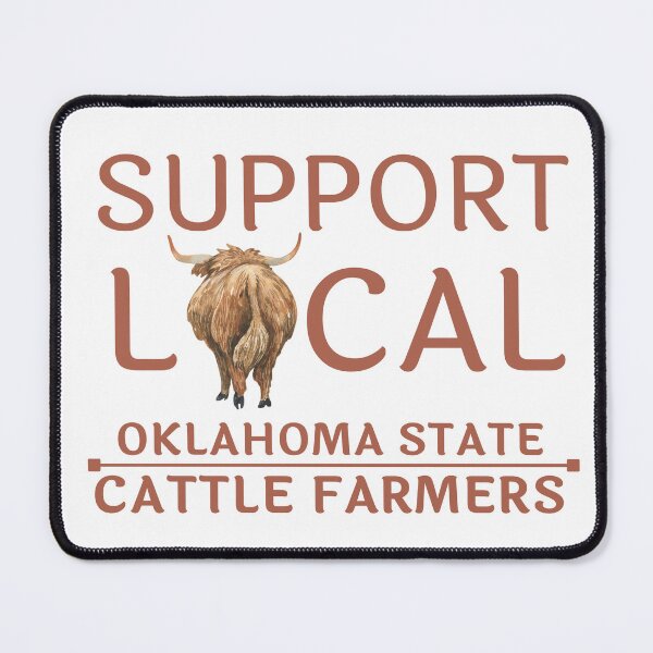 Item preview, Support local Oklahoma State Cattle Farmers designed and sold by FarmsteadAcers.