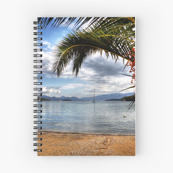 Item preview, Nidri Harbour Framed By Palm Tree  designed and sold by Paul Thompson Photography.