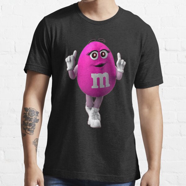 m&m shirt, purple character, m&m candy shirt, purple shirt m&m,  m&m t-shirt, tee