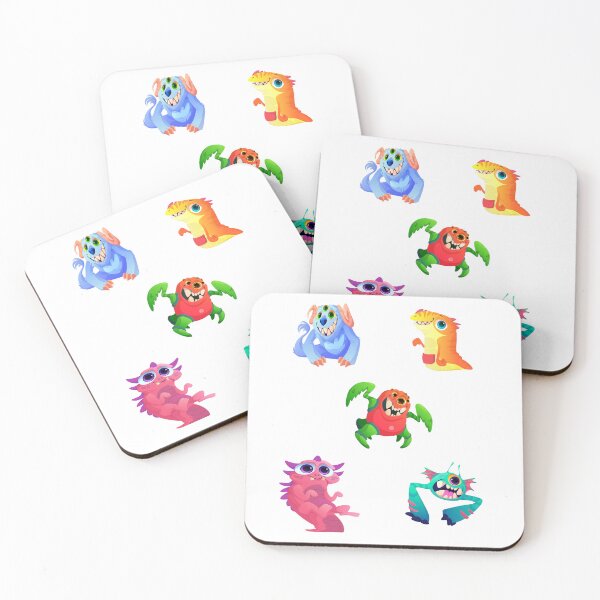 Item preview, Funny happy monster kawaii alien pack designed and sold by ALIENATIVED.