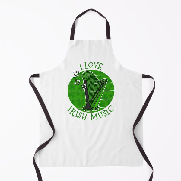 Artikelvorschau, St. Patrick's Day Harfe, ich liebe irische Musik entworfen und verkauft von doodlerob.