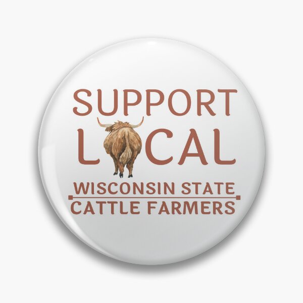 Item preview, Support local Wisconsin State Cattle Farmers designed and sold by FarmsteadAcers.