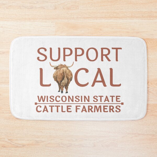 Item preview, Support local Wisconsin State Cattle Farmers designed and sold by FarmsteadAcers.